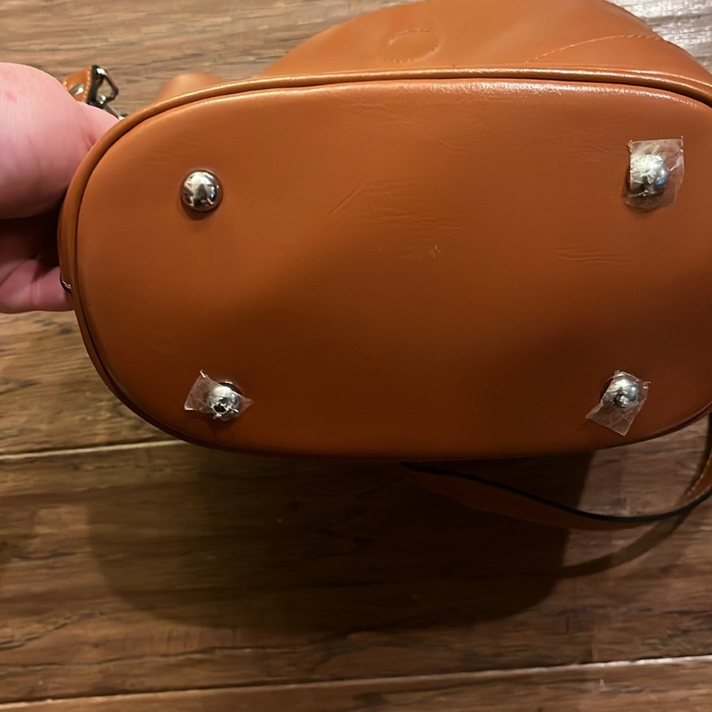 HESHE Brown Shoulder Purse - Picture 4 of 11